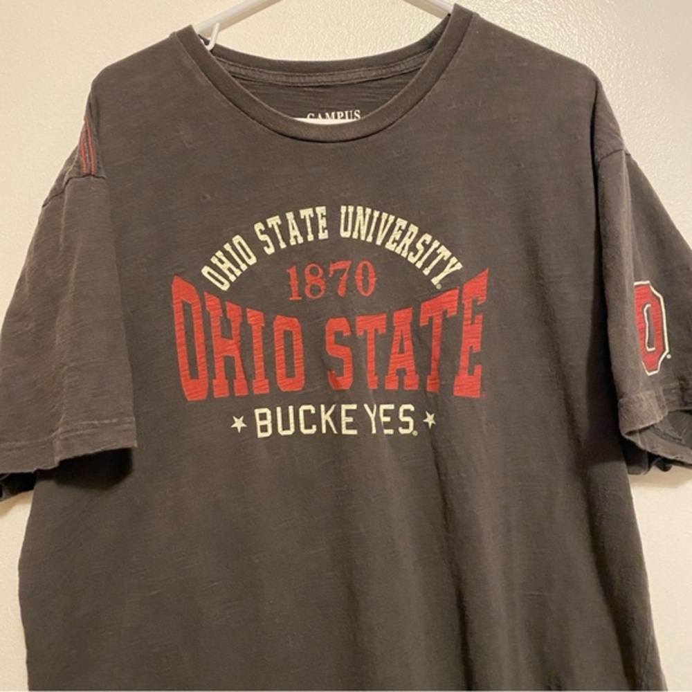 Ohio State University 1870 Buckeyes Shirt Mens Size XXL Campus Heritage Pullover